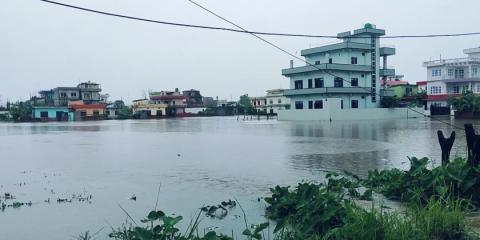 Floods after torrential rain in Far Western Nepal
