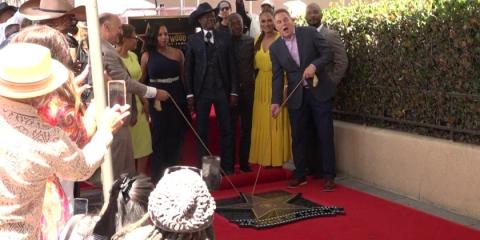 US actor Glynn Turman receives star on Hollywood Walk of Fame