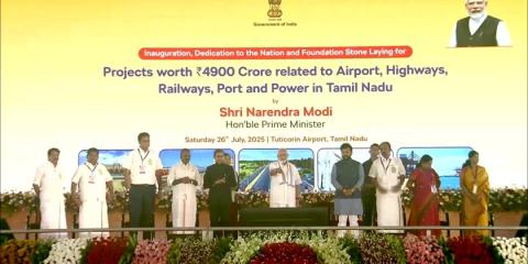 Indian Prime Minister unveils $575 million infrastructure projects