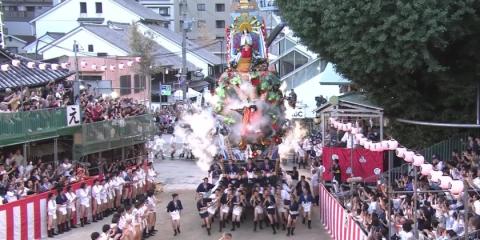 Hakata Gion Yamakasa festival in southwestern Japan reaches climax