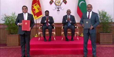 Maldives-Sri Lanka Sign Treaty