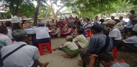 ကျောက်ဆည်မြို့နယ်တွင် တောင်သူများ လူမှုစီးပွားဘဝ ဖွံ့ဖြိုး တိုးတက် စေရေး မိုးရာသီ စိုက်ပျိုးစရိတ်များ ထုတ်ချေးပေး