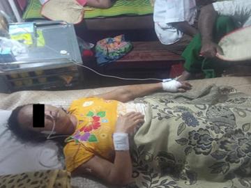 An innocent civilian sustained stab wounds by a so-called PDF terrorist in  Kawkareik Township of Kayin State.