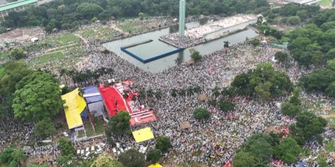 Bangladesh's largest party holds mega rally