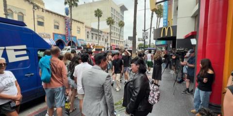 Fans mourn 'legend' Ozzy Osbourne at his star on Hollywood Boulevard