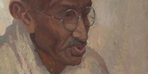 Rare Gandhi oil portrait sold for nearly £153,000
