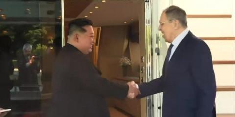 Russian FM Lavrov meets Kim Jong Un
