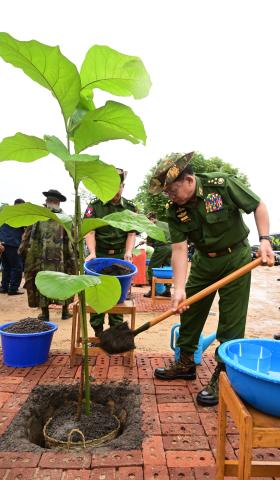 Tatmadaw families complete 43 tree-growing ceremonies in 2011-2025