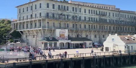 US Attorney General Pam Bondi visits Alcatraz amid reopening proposal