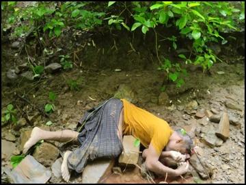 An innocent civilian shot dead by so-called PDF terrorists  in Mindon Township of Magway Region.