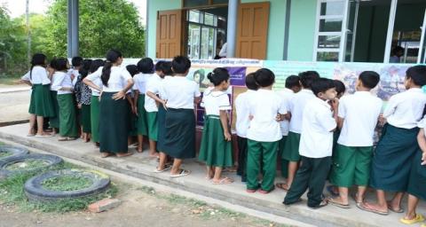 စာဖတ်ရှိန်မြှင့်တင်ရေး အသိပညာပေးဟောပြောပွဲ၊ စာအုပ်ပြပွဲနှင့် နံရံကပ်စာစောင်ပြသ