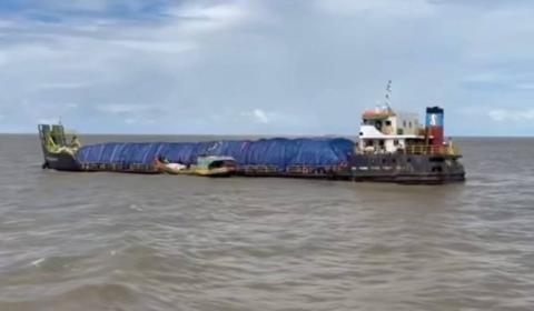 ရနောင်း-ရန်ကုန် ပြေးဆွဲသည့် ကုန်သင်္ဘော ရန်ကုန်မြစ်ဝတွင်နစ်မြုပ်