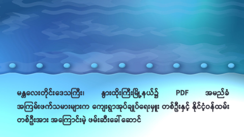 မန္တလေးတိုင်းဒေသကြီး၊ နွားထိုးကြီးမြို့နယ်၌ PDF အမည်ခံ အကြမ်းဖက်သမားများက ကျေးရွာအုပ်ချုပ်ရေးမှူး တစ်ဦးနှင့် နိုင်ငံ့ဝန်ထမ်း တစ်ဦးအား အကြောင်းမဲ့ ဖမ်းဆီးခေါ်ဆောင်