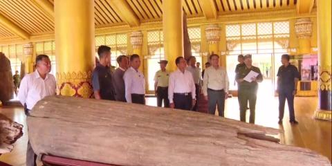 Ancient Heritage: SSPC Chair inspects Kanbawzathadi Palace restoration