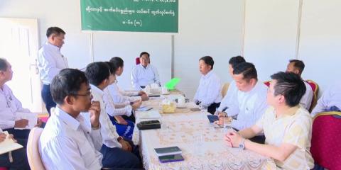 Union Minister for Industry Dr. Charlie Than visited the New Stellar Energy MM Co. Ltd factory site in Nay Pyi Taw on Sunday.  The factory will produce solar panels and related items like inverters and batteries. The Union Minister heard reports on the progress of the factory construction, equipment installation, and production timeline. He emphasized that production must follow national construction standards and complete on time.  He also stressed the importance of producing high-quality solar products th