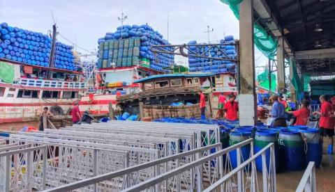 Seawater product arrivals boost local supply