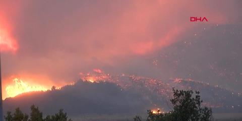 Forest fire in NW Türkiye prompts evacuation of 5 villages