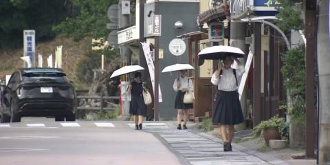 Japan record high temperature of 41.2 degrees Celsius observed in Hyogo Pref.