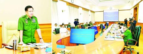 နိုင်ငံတော်လုံခြုံရေးနှင့် အေးချမ်းသာယာရေးကော်မရှင်အစည်းအဝေး ကျင်းပ၊ နိုင်ငံတော်လုံခြုံရေးနှင့် အေးချမ်းသာယာရေးကော်မရှင်ဥက္ကဋ္ဌ ဗိုလ်ချုပ်မှူးကြီး မင်းအောင်လှိုင် အမှာစကားပြောကြား