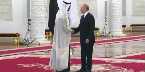 Russia's Putin meets Emirati counterpart Bin Zayed Al Nahyan in Moscow