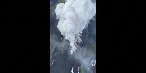 Dormant Russia volcano erupts for first time in 450 years