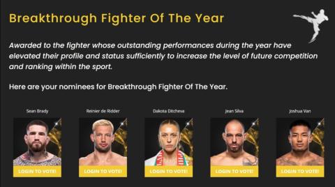 Myanmar fighter Joshua Van shortlisted for two awards at 17th World MMA Awards