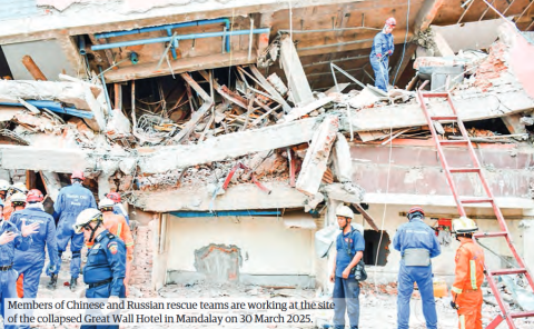 NATURAL disasters, such as earthquakes, strike without warning, leaving behind devas- tation, loss, and trauma. Homes are destroyed, families are dis- placed, and lives are changed forever. In such difficult times, it becomes our moral respon- sibility to stand together in compassion, unity, and action. Supporting earthquake-affect- ed communities is not just an act of kindness, it is a duty of humanity. When an earthquake oc- curs, the immediate needs are clear: food, water, shelter, and medical care. But