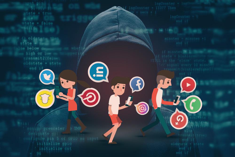 Cyber attack on social media