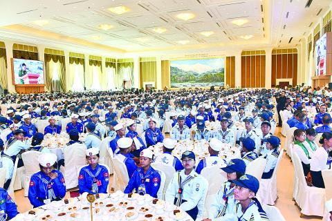 တက်ကြွရွှင်လန်း အပြုံးပန်းနှင့် အနာဂတ်နိုင်ငံတော်ကို အလှဆင်ကြစို့