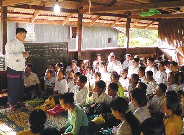 ကျောင်းပညာရေးဖြင့် မတက်ရောက်နိုင်သည့်ကလေးများအား ကျောင်းပြင်ပပညာရေး၏ တန်းညှိ ပညာရေးအစီအစဉ်ဖြင့်တက်ရောက်နိုင်ရေး ပြည်သူများသို့အသိပေး