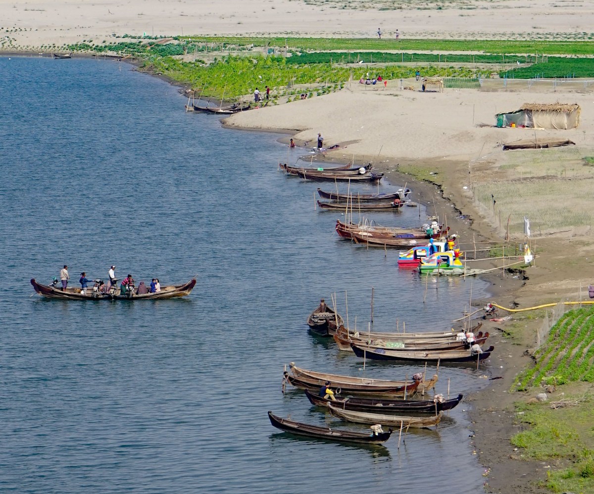 Traditional Myanmar boats
